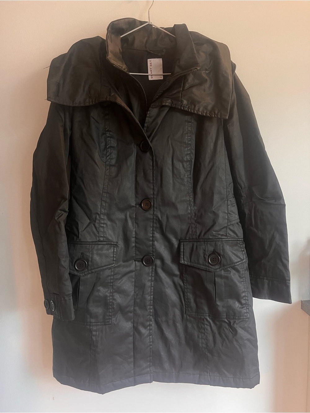 Smart Set 3-in-1 Detachable Layer Trench Coat Vest Set